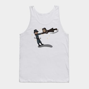 Truth & Inference Cartoon 3 Tank Top